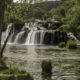 Der Wasserfall Skradinski Buk im Krka Nationalpark in Kroatien.